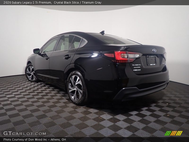 Crystal Black Silica / Titanium Gray 2020 Subaru Legacy 2.5i Premium