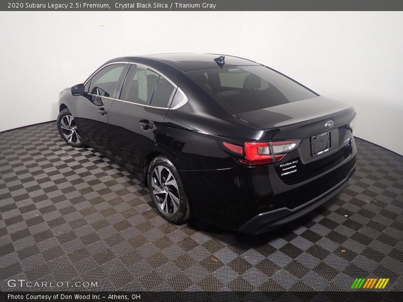 Crystal Black Silica / Titanium Gray 2020 Subaru Legacy 2.5i Premium