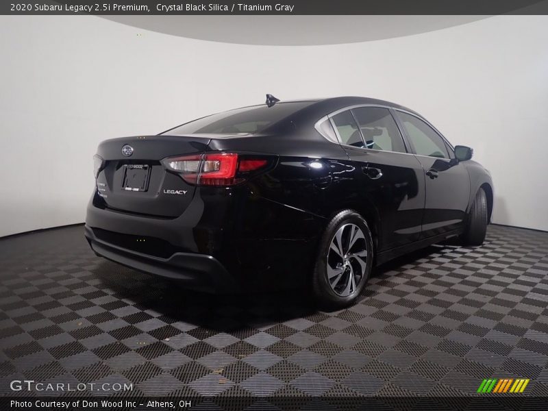 Crystal Black Silica / Titanium Gray 2020 Subaru Legacy 2.5i Premium