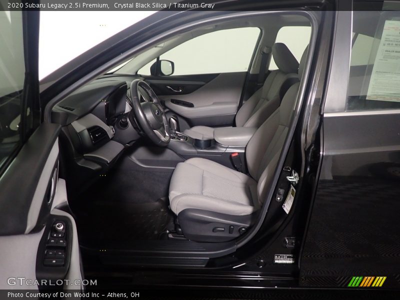 Crystal Black Silica / Titanium Gray 2020 Subaru Legacy 2.5i Premium
