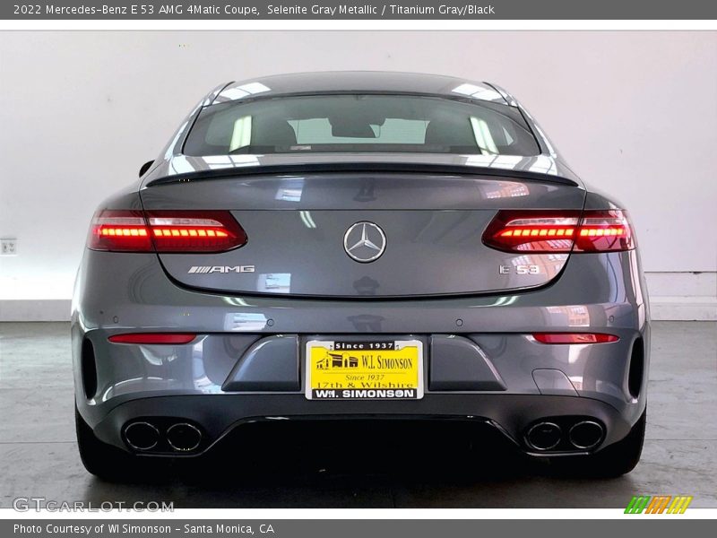 Selenite Gray Metallic / Titanium Gray/Black 2022 Mercedes-Benz E 53 AMG 4Matic Coupe
