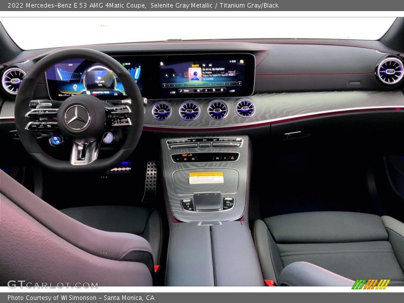 Dashboard of 2022 E 53 AMG 4Matic Coupe