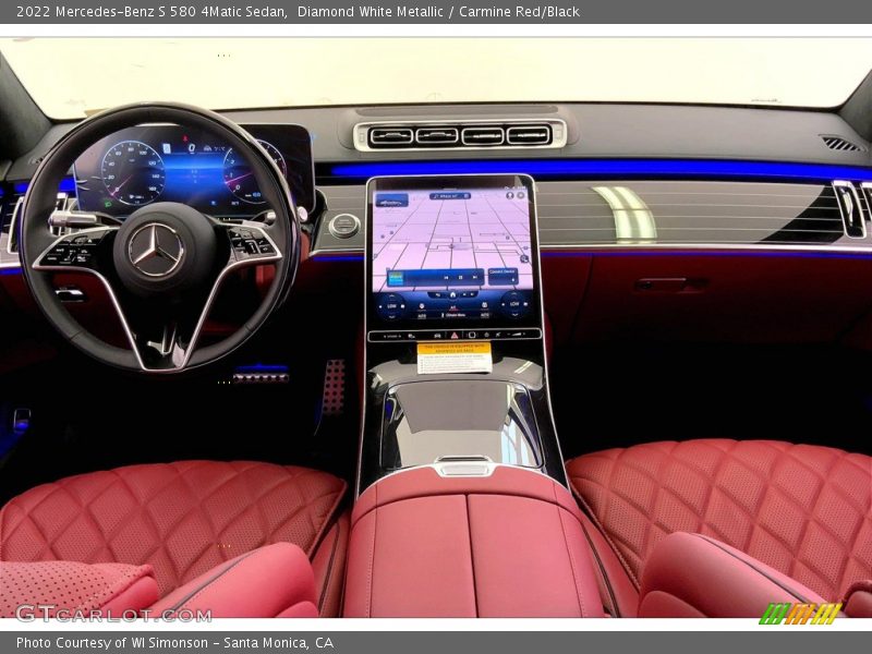 Dashboard of 2022 S 580 4Matic Sedan