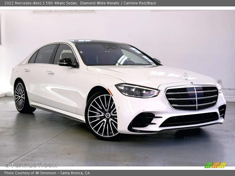 Front 3/4 View of 2022 S 580 4Matic Sedan