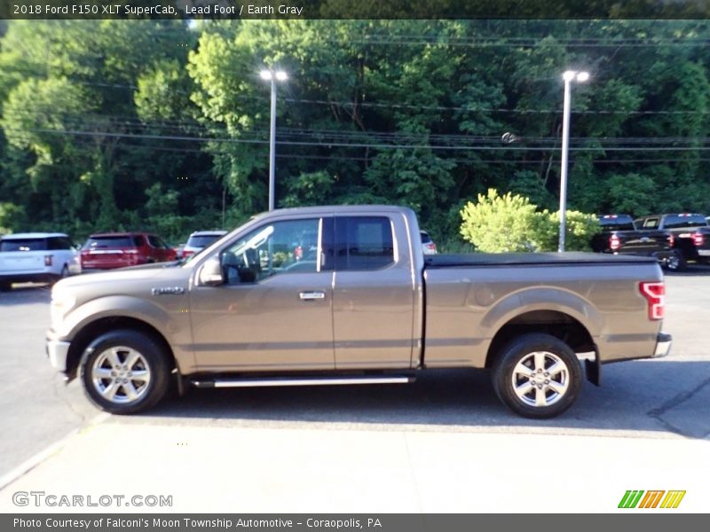 Lead Foot / Earth Gray 2018 Ford F150 XLT SuperCab