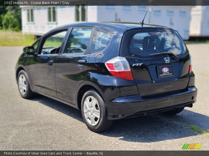 Crystal Black Pearl / Gray 2012 Honda Fit