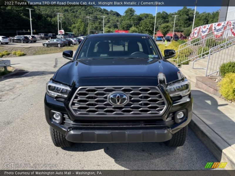 Midnight Black Metallic / Cement/Black 2022 Toyota Tacoma TRD Off Road Double Cab 4x4
