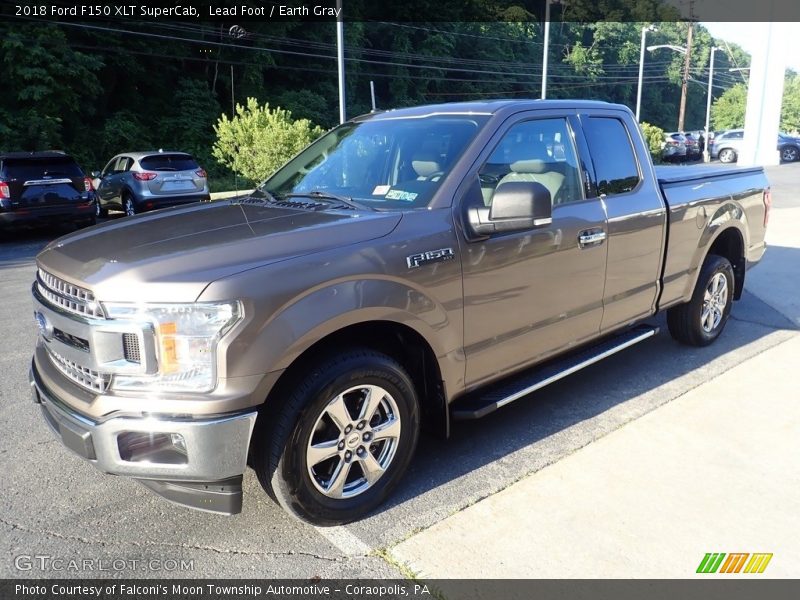Lead Foot / Earth Gray 2018 Ford F150 XLT SuperCab