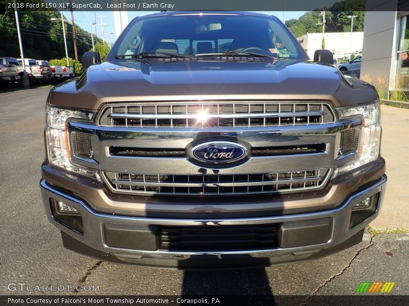 Lead Foot / Earth Gray 2018 Ford F150 XLT SuperCab