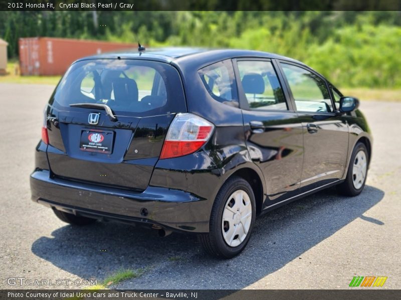 Crystal Black Pearl / Gray 2012 Honda Fit