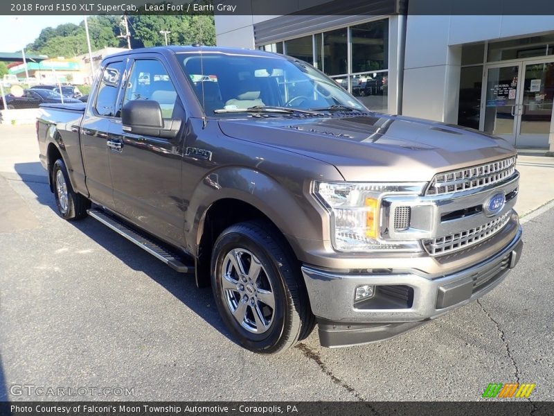 Lead Foot / Earth Gray 2018 Ford F150 XLT SuperCab