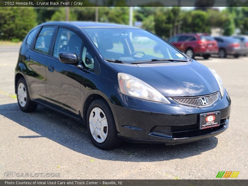 Crystal Black Pearl / Gray 2012 Honda Fit