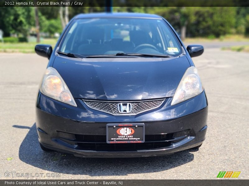 Crystal Black Pearl / Gray 2012 Honda Fit