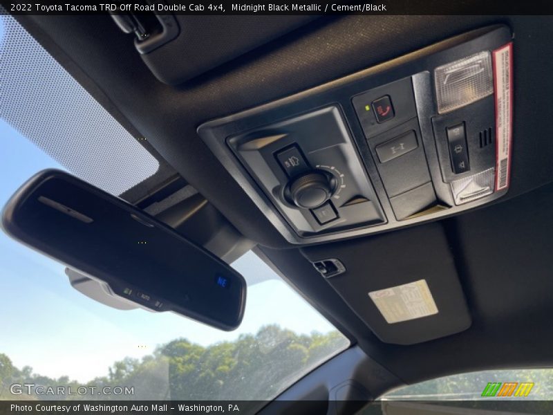 Midnight Black Metallic / Cement/Black 2022 Toyota Tacoma TRD Off Road Double Cab 4x4