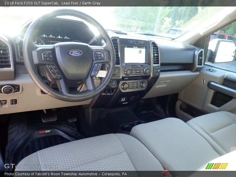 Lead Foot / Earth Gray 2018 Ford F150 XLT SuperCab