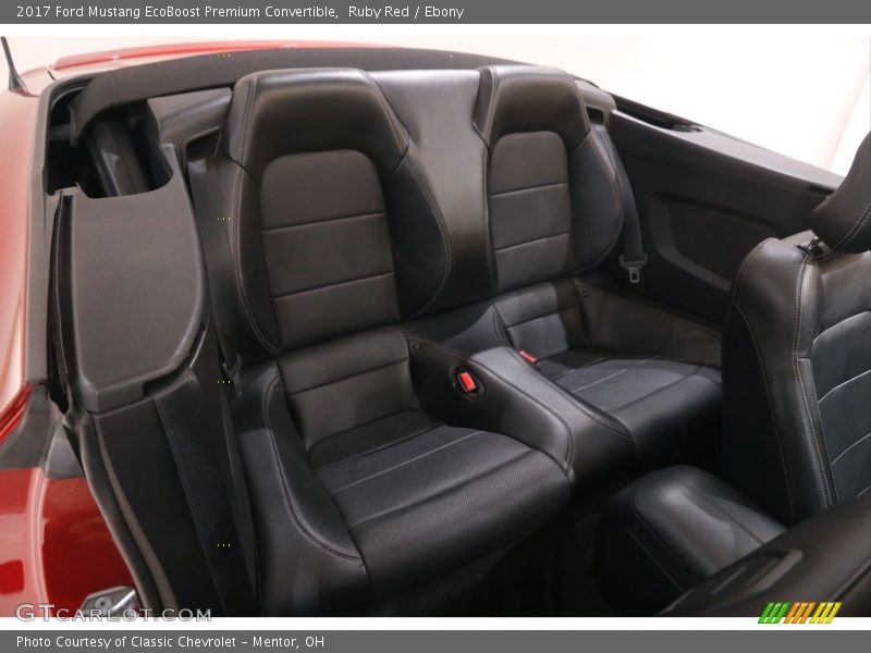 Ruby Red / Ebony 2017 Ford Mustang EcoBoost Premium Convertible