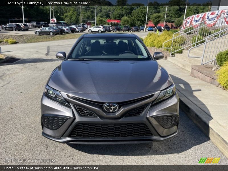 Predawn Gray Mica / Black 2022 Toyota Camry SE