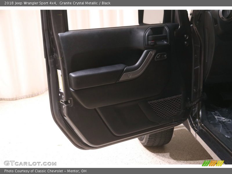 Granite Crystal Metallic / Black 2018 Jeep Wrangler Sport 4x4