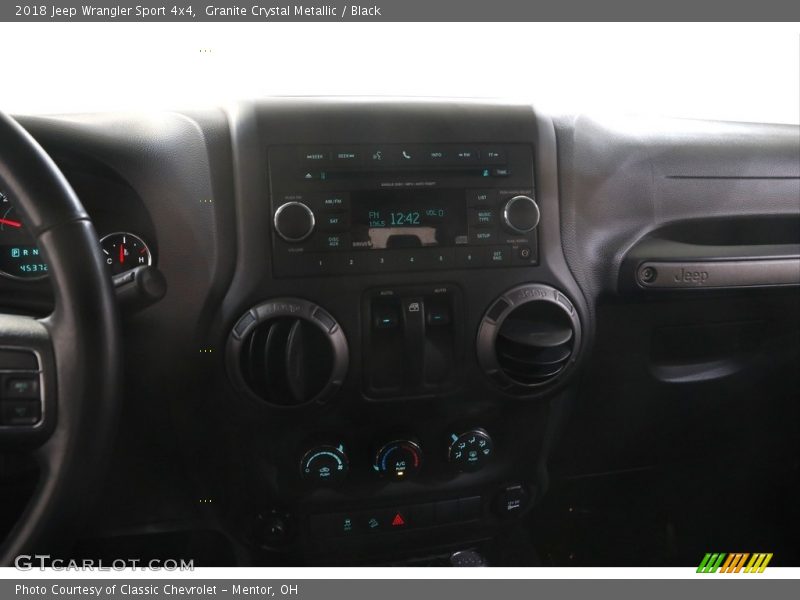 Granite Crystal Metallic / Black 2018 Jeep Wrangler Sport 4x4