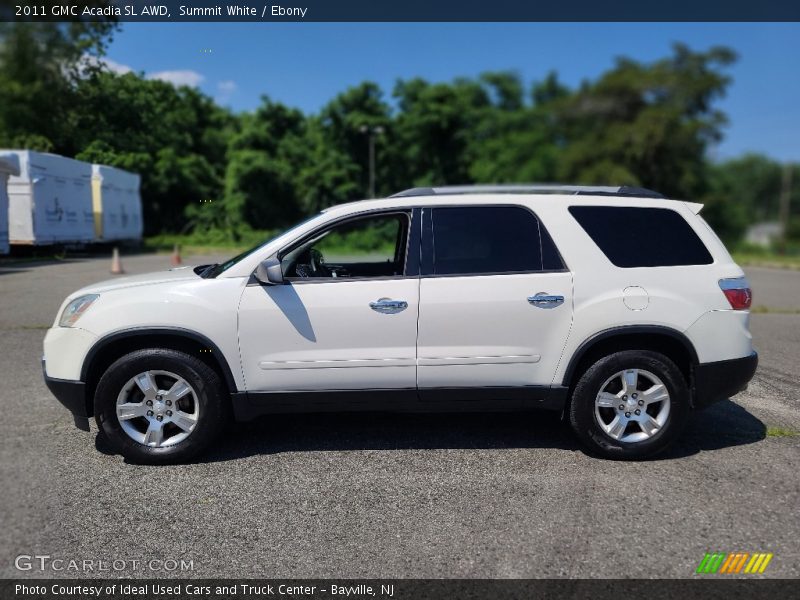 Summit White / Ebony 2011 GMC Acadia SL AWD