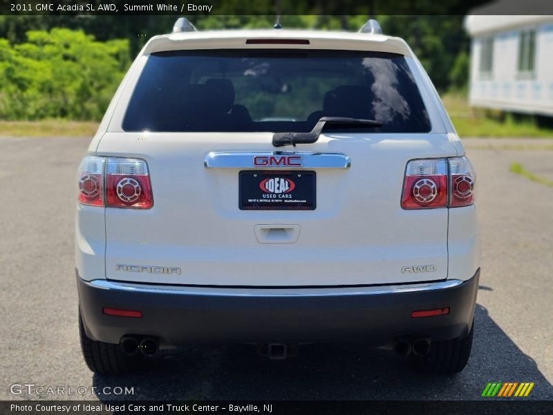 Summit White / Ebony 2011 GMC Acadia SL AWD