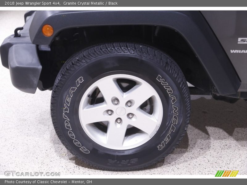 Granite Crystal Metallic / Black 2018 Jeep Wrangler Sport 4x4