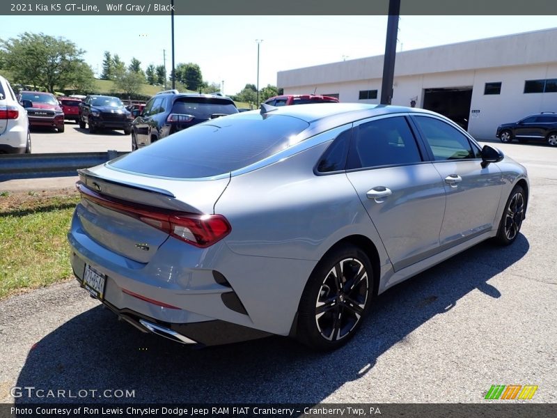 Wolf Gray / Black 2021 Kia K5 GT-Line