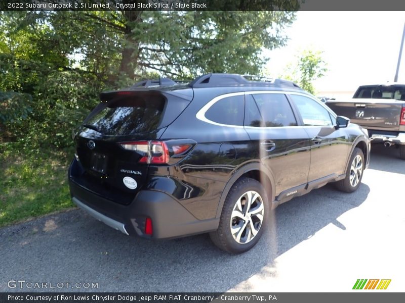 Crystal Black Silica / Slate Black 2022 Subaru Outback 2.5i Limited