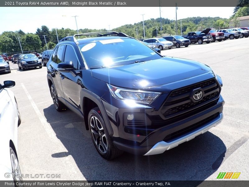 Midnight Black Metallic / Black 2021 Toyota RAV4 Adventure AWD