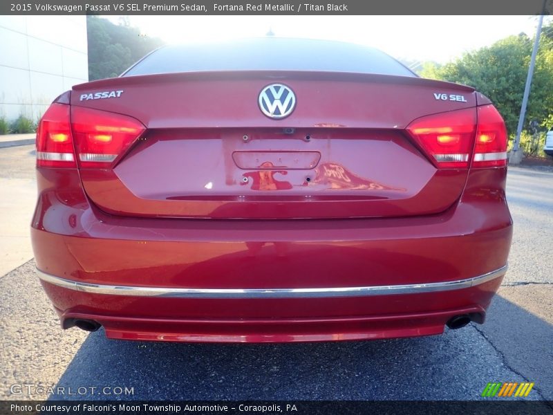 Fortana Red Metallic / Titan Black 2015 Volkswagen Passat V6 SEL Premium Sedan