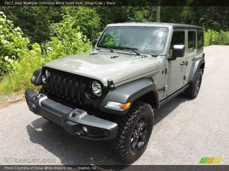 Sting-Gray / Black 2022 Jeep Wrangler Unlimited Willys Sport 4x4