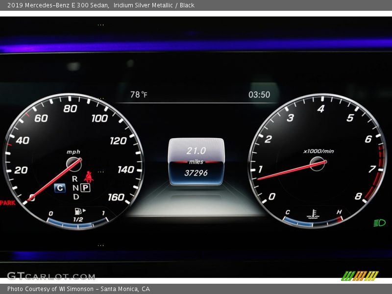 Iridium Silver Metallic / Black 2019 Mercedes-Benz E 300 Sedan