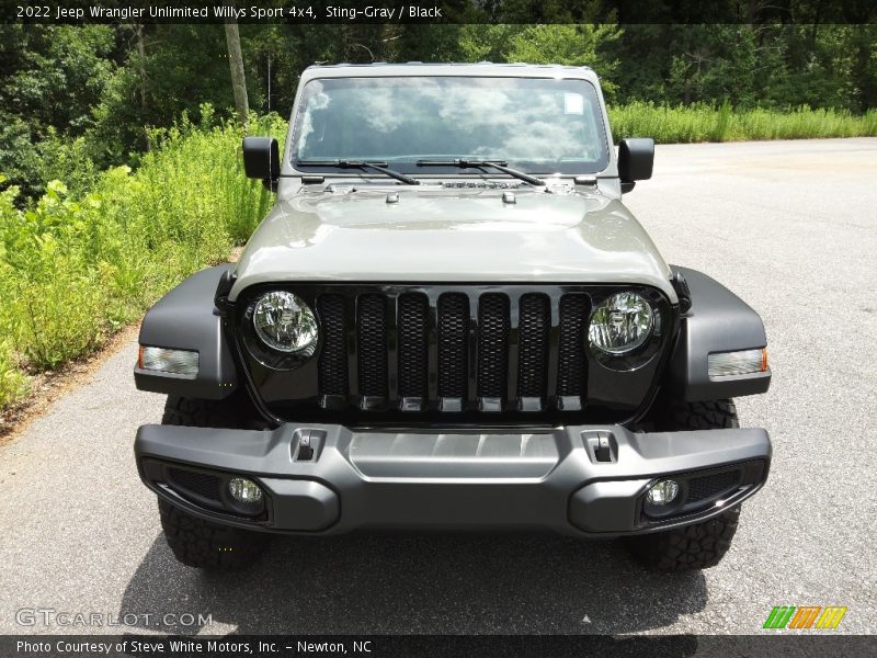 Sting-Gray / Black 2022 Jeep Wrangler Unlimited Willys Sport 4x4