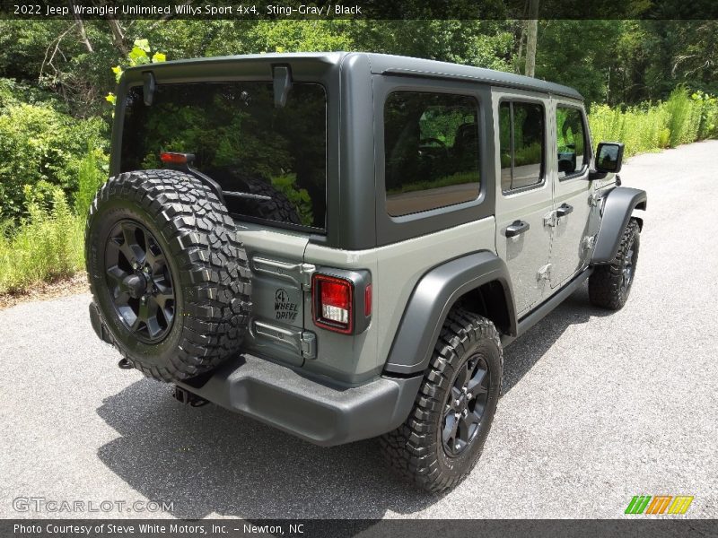 Sting-Gray / Black 2022 Jeep Wrangler Unlimited Willys Sport 4x4