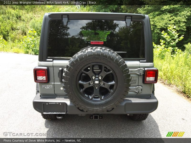 Sting-Gray / Black 2022 Jeep Wrangler Unlimited Willys Sport 4x4