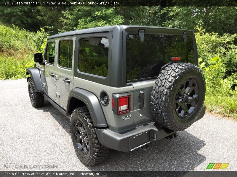 Sting-Gray / Black 2022 Jeep Wrangler Unlimited Willys Sport 4x4