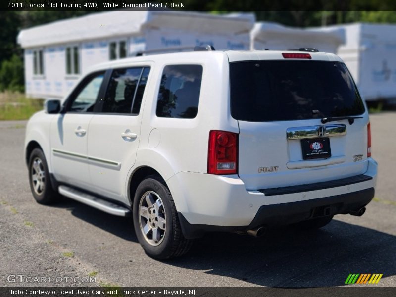 White Diamond Pearl / Black 2011 Honda Pilot Touring 4WD