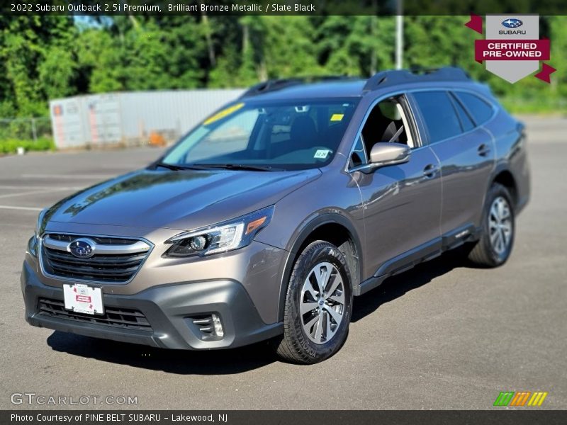 Brilliant Bronze Metallic / Slate Black 2022 Subaru Outback 2.5i Premium