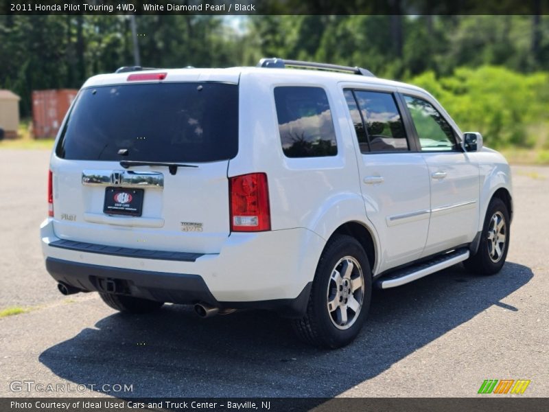 White Diamond Pearl / Black 2011 Honda Pilot Touring 4WD