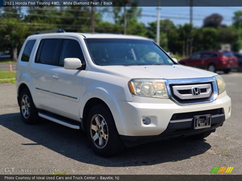 White Diamond Pearl / Black 2011 Honda Pilot Touring 4WD