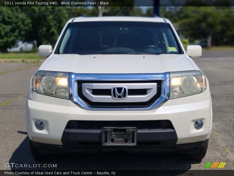 White Diamond Pearl / Black 2011 Honda Pilot Touring 4WD