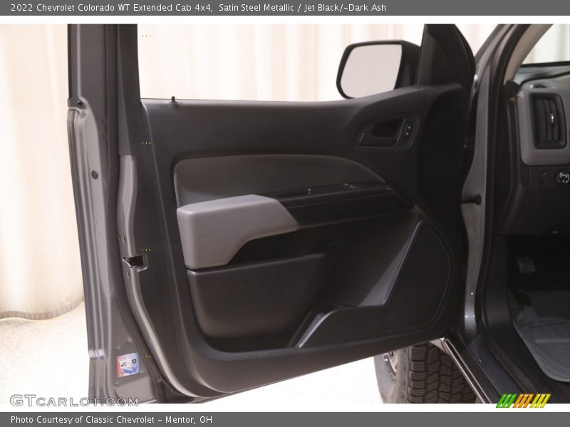 Satin Steel Metallic / Jet Black/­Dark Ash 2022 Chevrolet Colorado WT Extended Cab 4x4