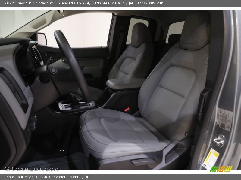 Satin Steel Metallic / Jet Black/­Dark Ash 2022 Chevrolet Colorado WT Extended Cab 4x4