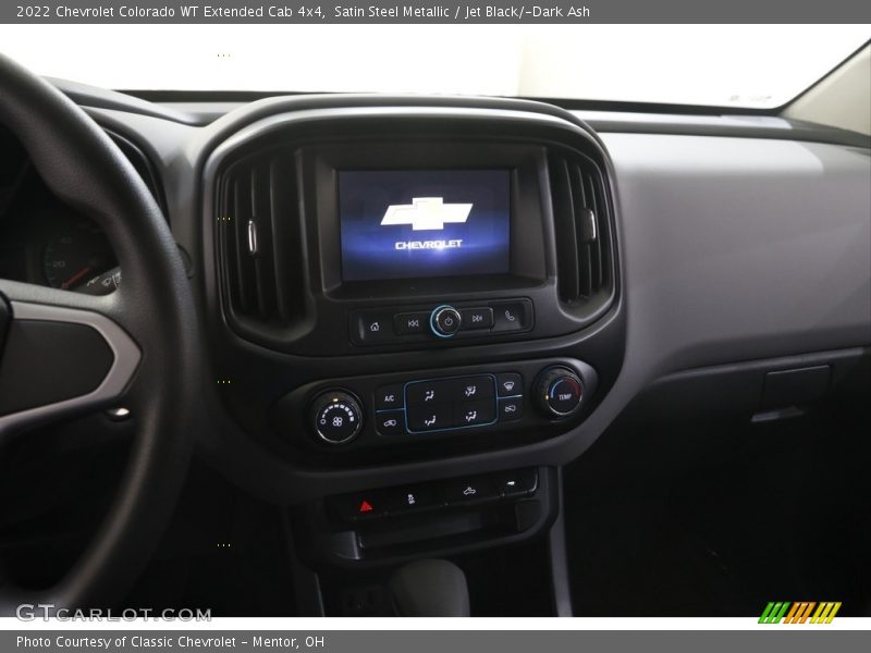 Satin Steel Metallic / Jet Black/­Dark Ash 2022 Chevrolet Colorado WT Extended Cab 4x4