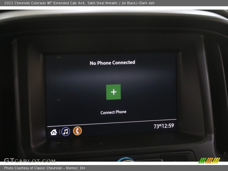 Satin Steel Metallic / Jet Black/­Dark Ash 2022 Chevrolet Colorado WT Extended Cab 4x4