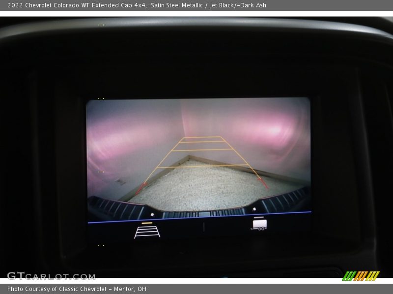 Satin Steel Metallic / Jet Black/­Dark Ash 2022 Chevrolet Colorado WT Extended Cab 4x4