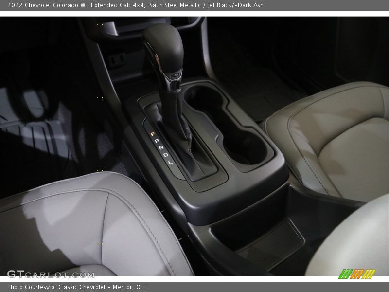 Satin Steel Metallic / Jet Black/­Dark Ash 2022 Chevrolet Colorado WT Extended Cab 4x4