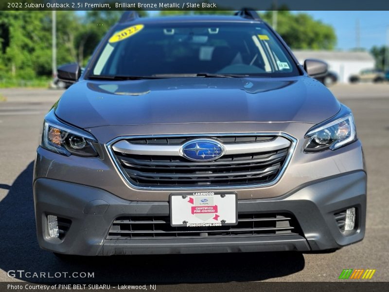 Brilliant Bronze Metallic / Slate Black 2022 Subaru Outback 2.5i Premium