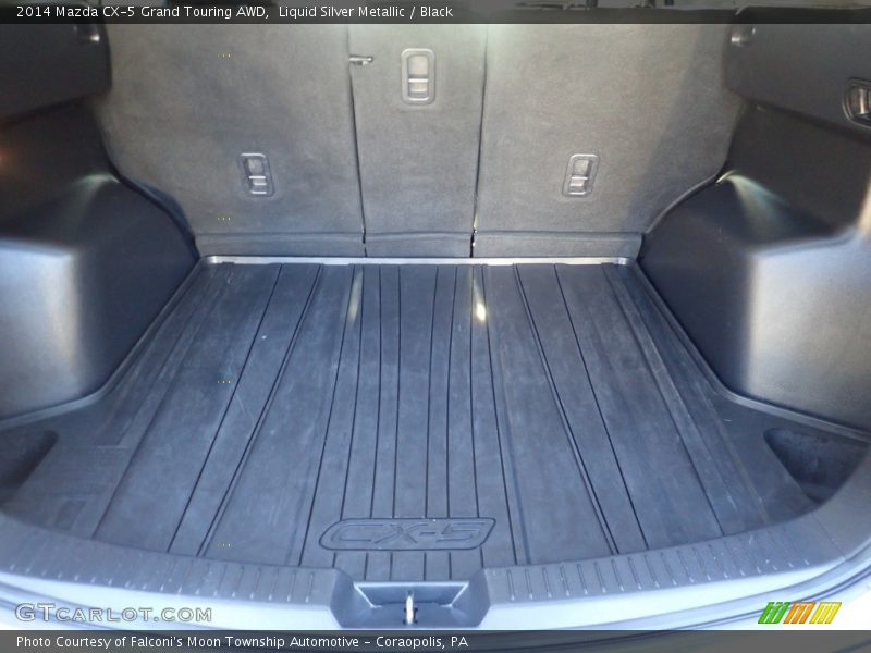 Liquid Silver Metallic / Black 2014 Mazda CX-5 Grand Touring AWD