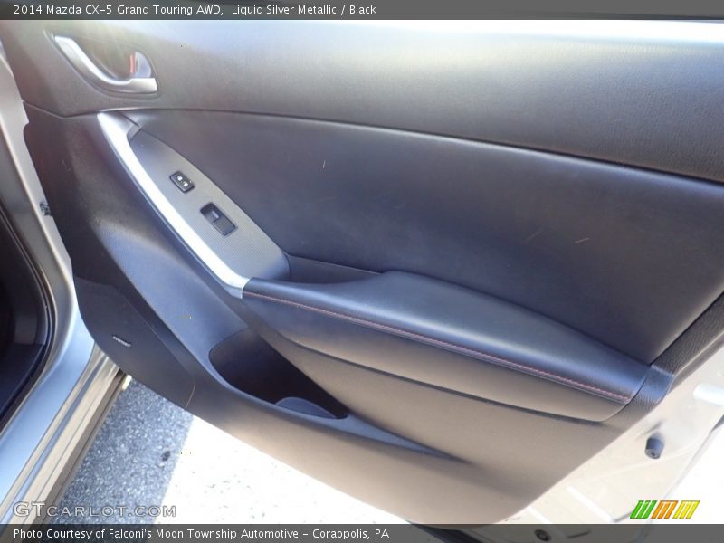 Liquid Silver Metallic / Black 2014 Mazda CX-5 Grand Touring AWD